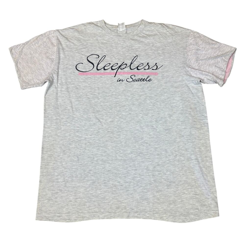 Vintage 90s Sleepless in Seattle Movie Promo Single Stitch Sleep Shirt 2XL
